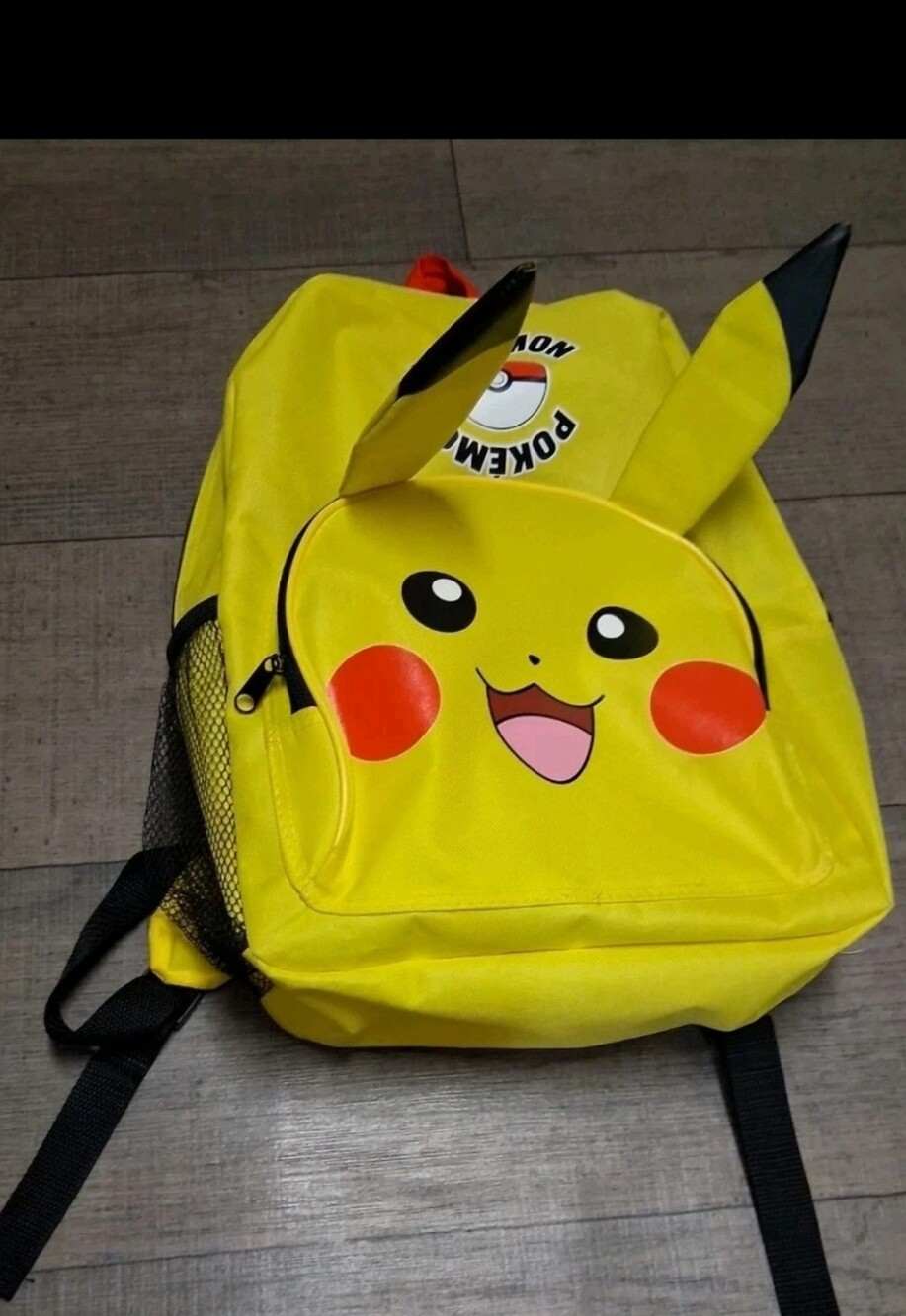 Yellow Pikachu- Kids Backpack with Ear Accents